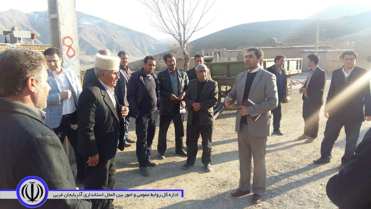 بازدید بخشدار بخش مرکزی چایپاره از روستای شوریک