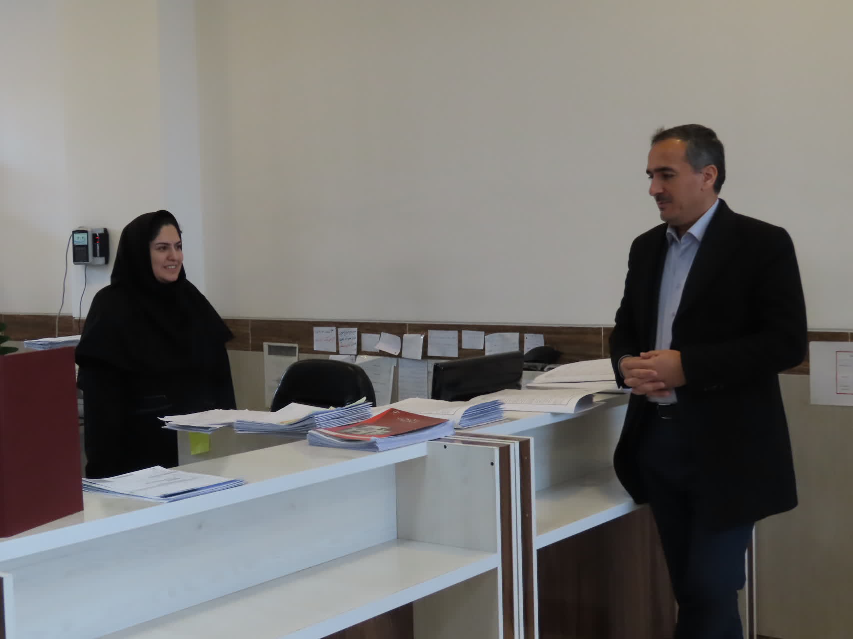 بازدید سرزده فرماندار شهرستان چایپاره از دفتر نظام مهندسی