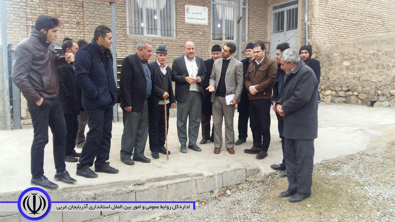 بازدید بخشدار بخش مرکزی چایپاره از روستاهای سلوکلو و نعلبند