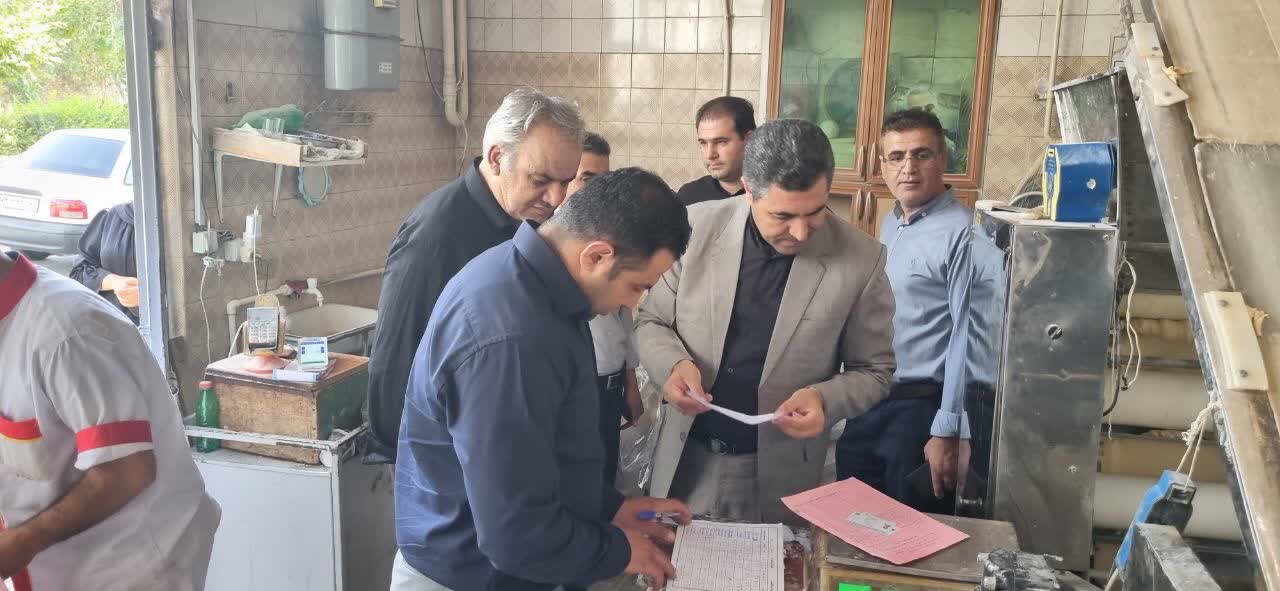 بازدید اعضای کارگروه آرد و نان از نانوایی های سطح شهرستان