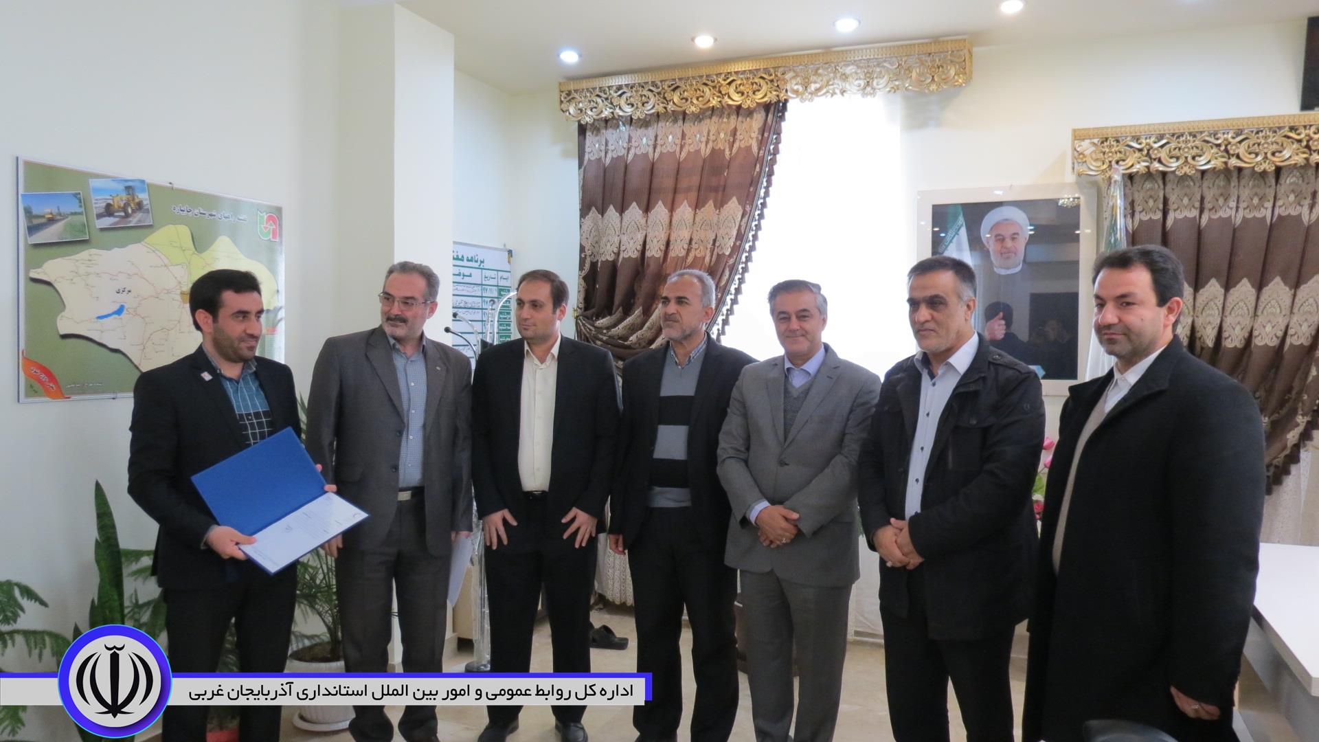 تودیع ومعارفه سرپرست جدید جمعیت هلال احمر شهرستان چایپاره