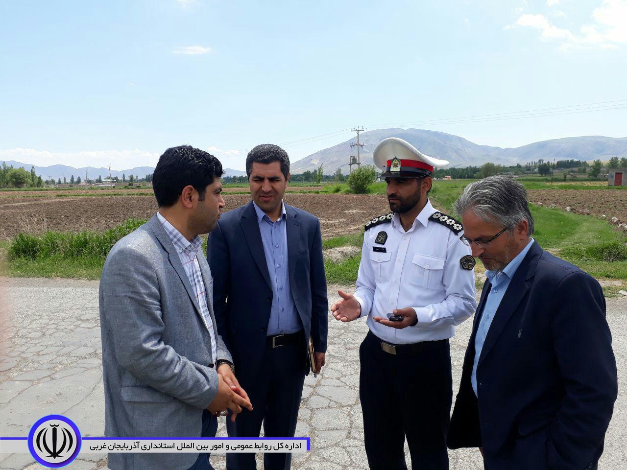 بازدید از نقاط حادثه خیز روستاهای مارقشه و بادکی