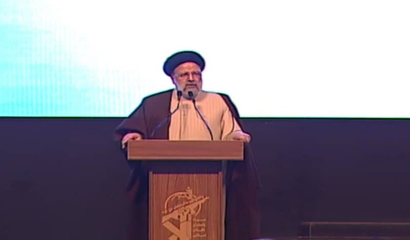 آیتالله رئیسی در مراسم روز پاسدار در ارومیه
