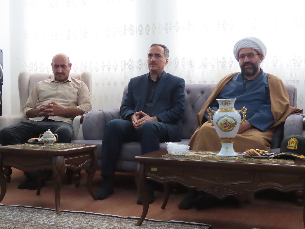 بهمناسبت هفته نیروی انتظامی صورت پذیرفت: دیدار با جانباز سرافراز فراجا