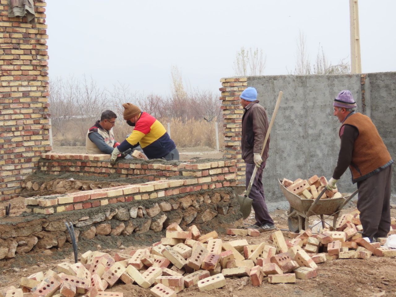 بازدید فرماندار شهرستان چایپاره از مسجد خیر ساز روستای الهوردی کندی