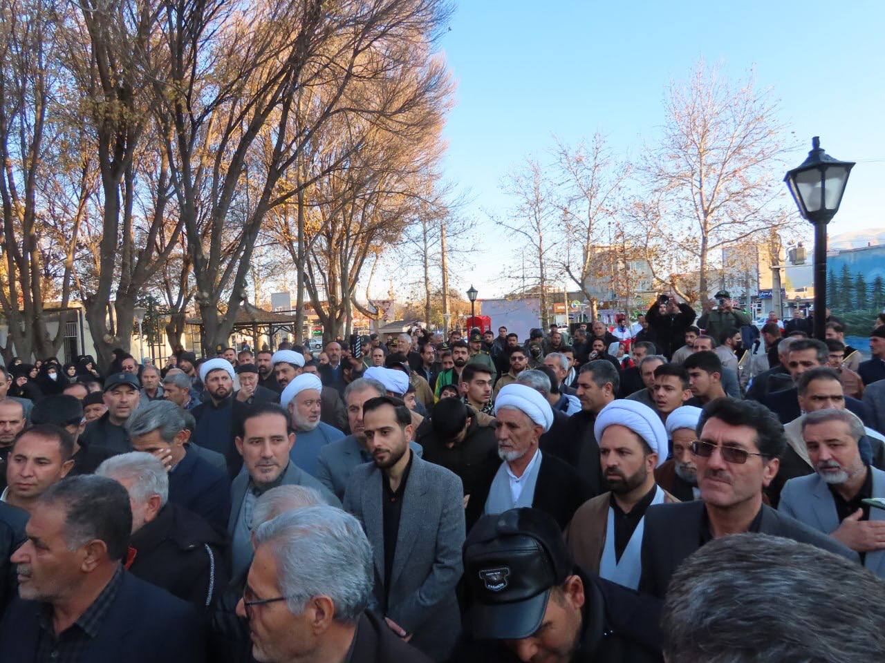 مراسم استقبال و تشییع شهید گمنام همزمان با سراسر کشور در شهرستان چایپاره