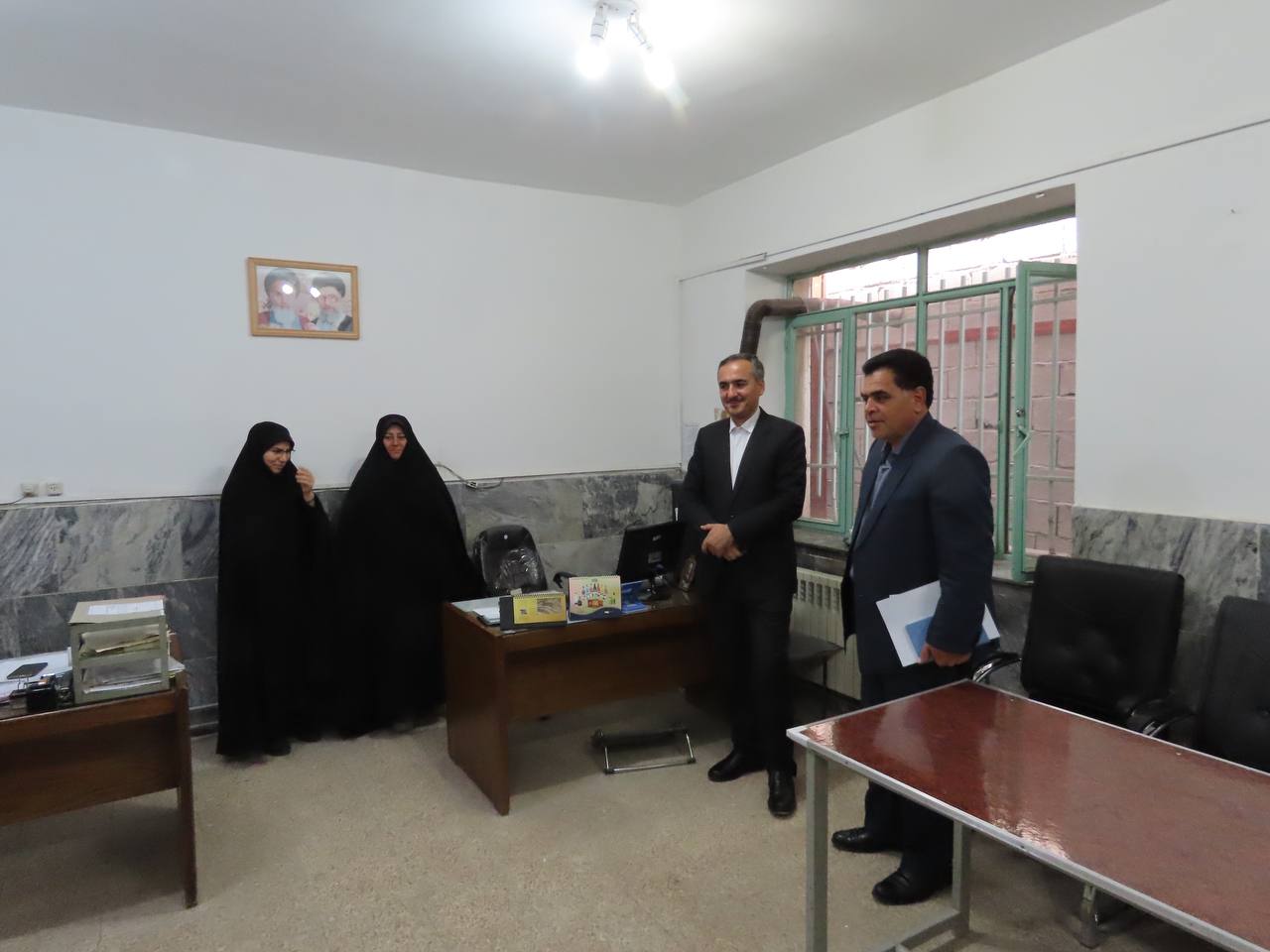 بازدید فرماندار چایپاره از مدیریت آموزش و پرورش