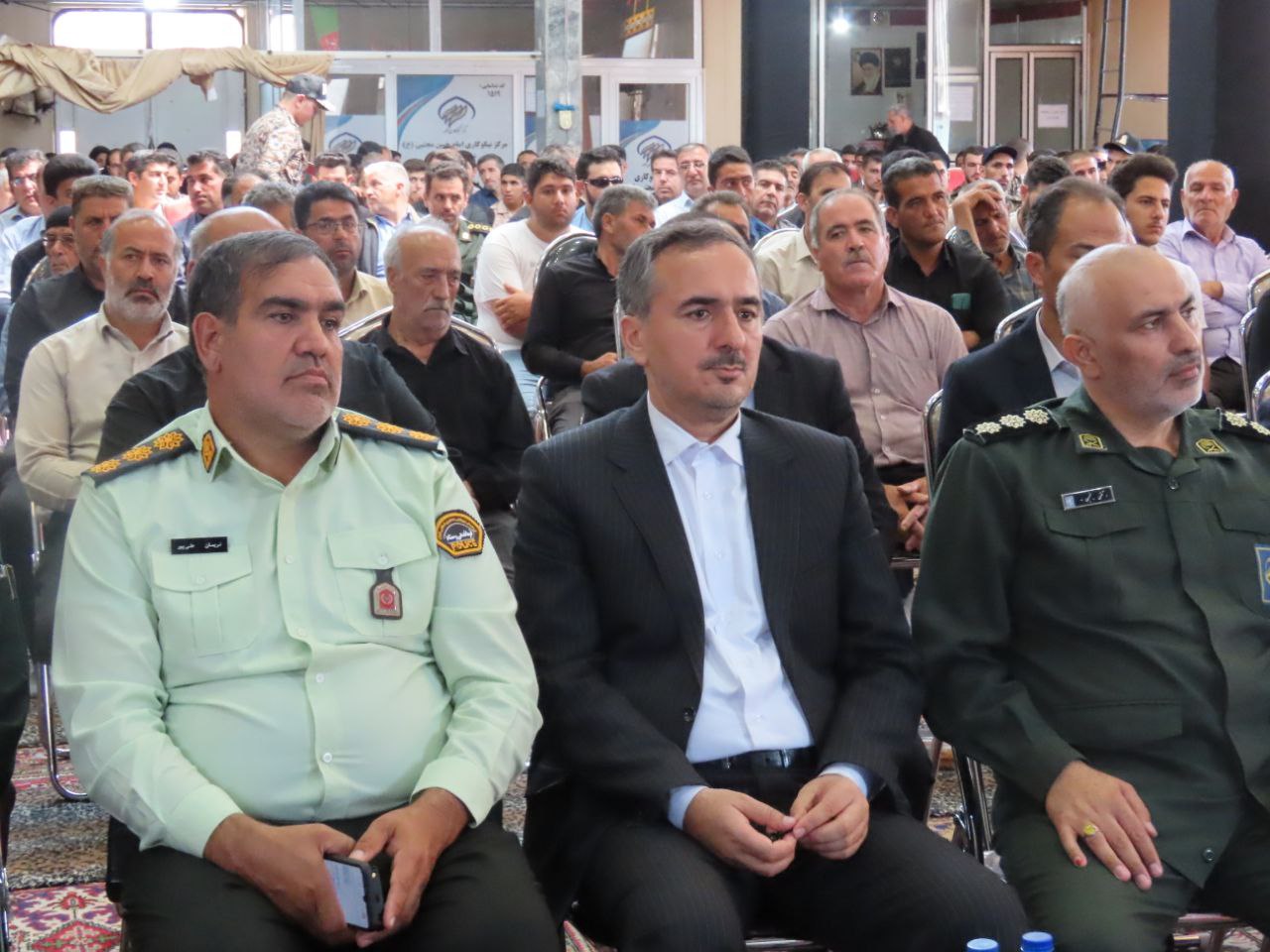 آیین تکریم و معارفه فرمانده ناحیه مقاومت بسیج سپاه شهرستان چایپاره