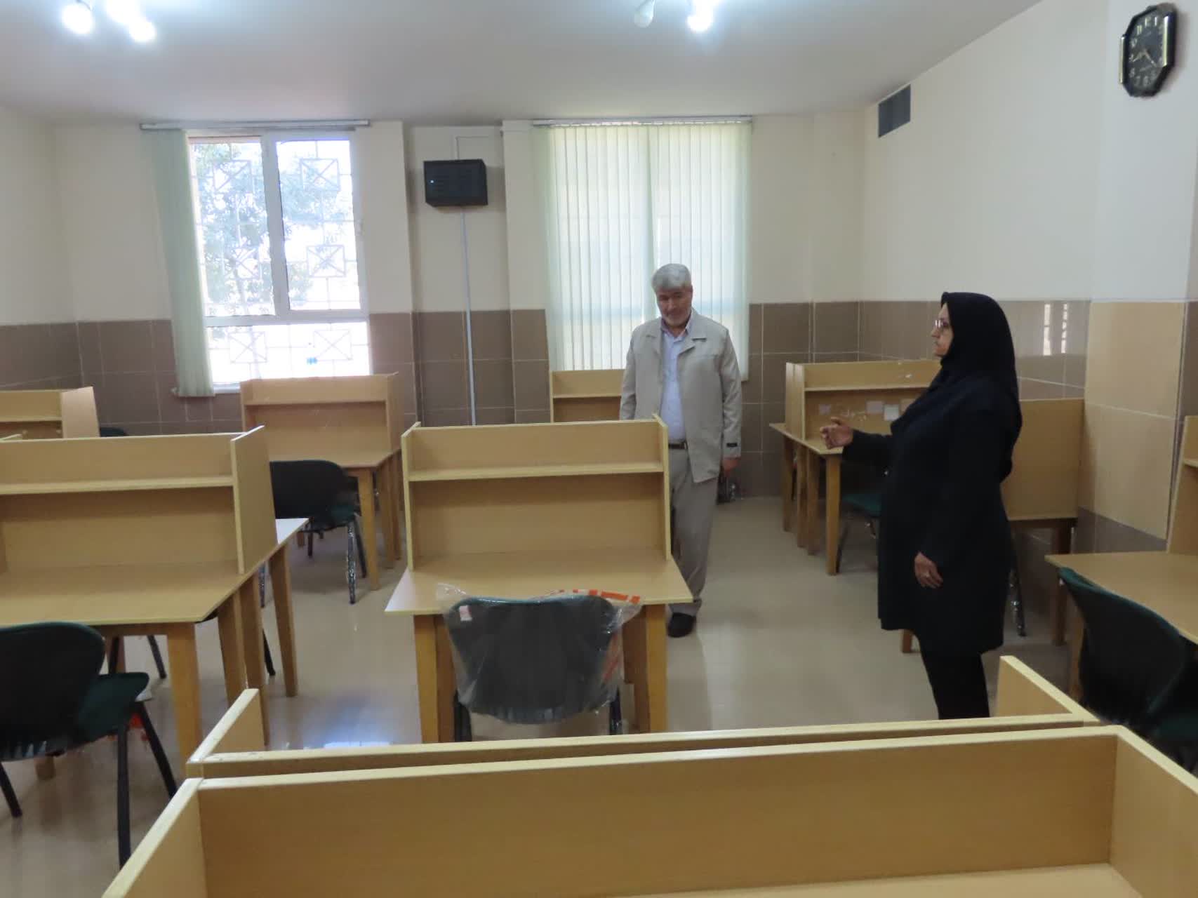 بازدید سرزده رضا اقلیمیان فرماندار چایپاره از کتابخانه عمومی شهید مفتح شهرستان