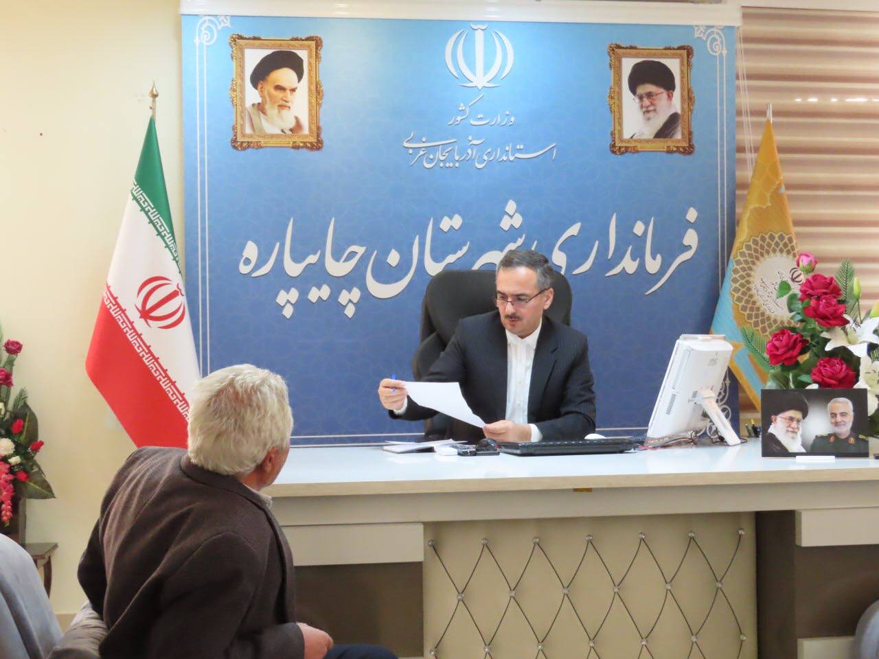 احصاء و بررسی مشکلات مردمی توسط نماینده عالی دولت در شهرستان چایپاره