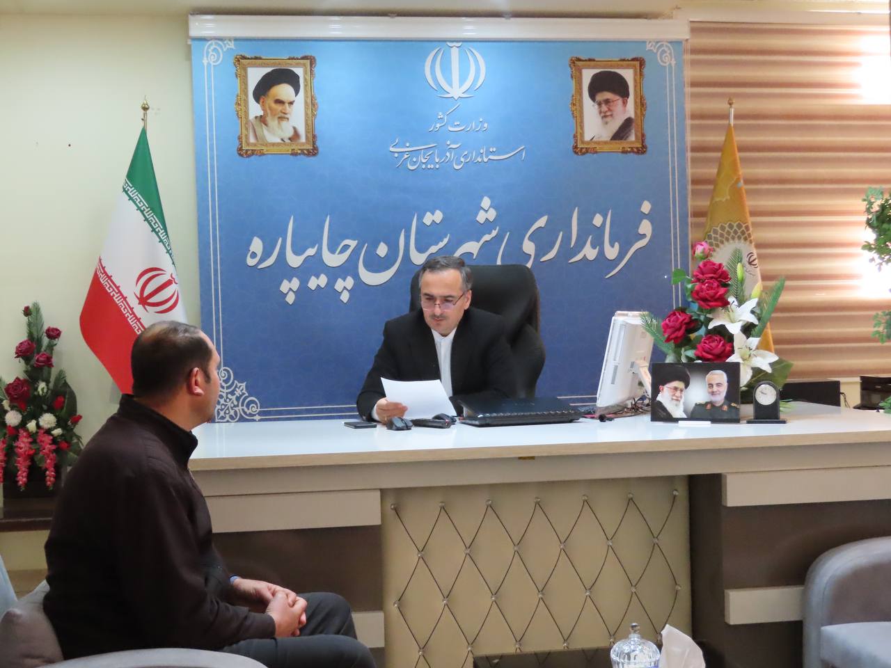 احصاء و بررسی مشکلات مردمی توسط نماینده عالی دولت در شهرستان چایپاره