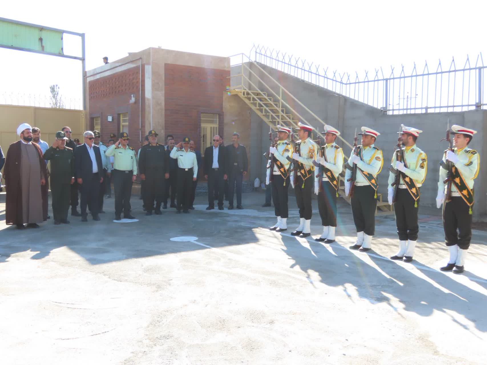 برگزاری آیین افتتاح ساختمان فرماندهی انتظامی بخش حاجیلار شهرستان چایپاره