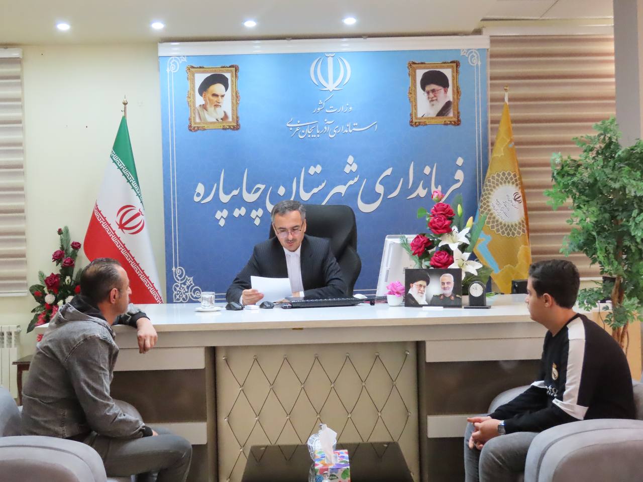 احصاء و بررسی مشکلات مردمی توسط نماینده عالی دولت در شهرستان چایپاره