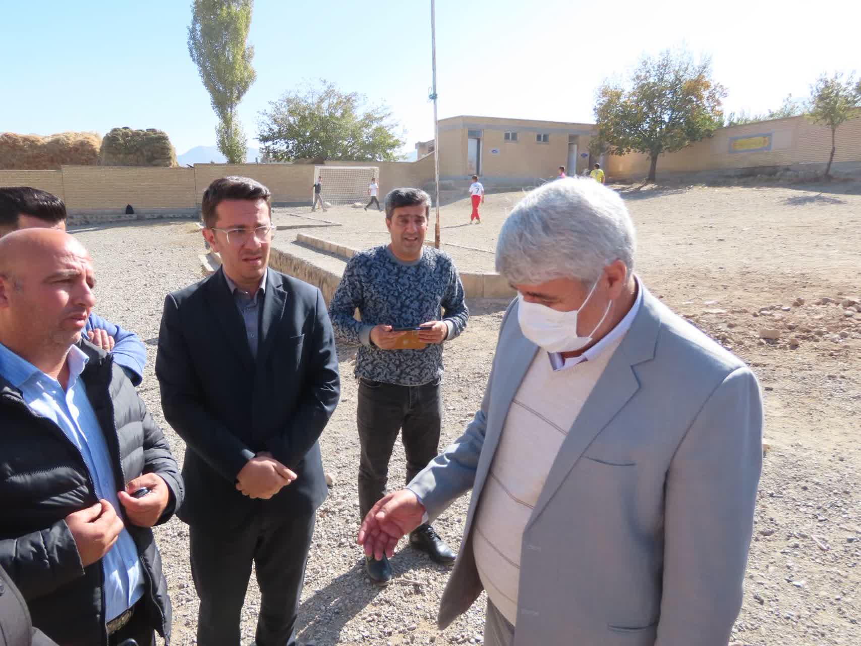 بازدید فرماندار شهرستان چایپاره از مدرسه تربیت روستای الهوردی کندی