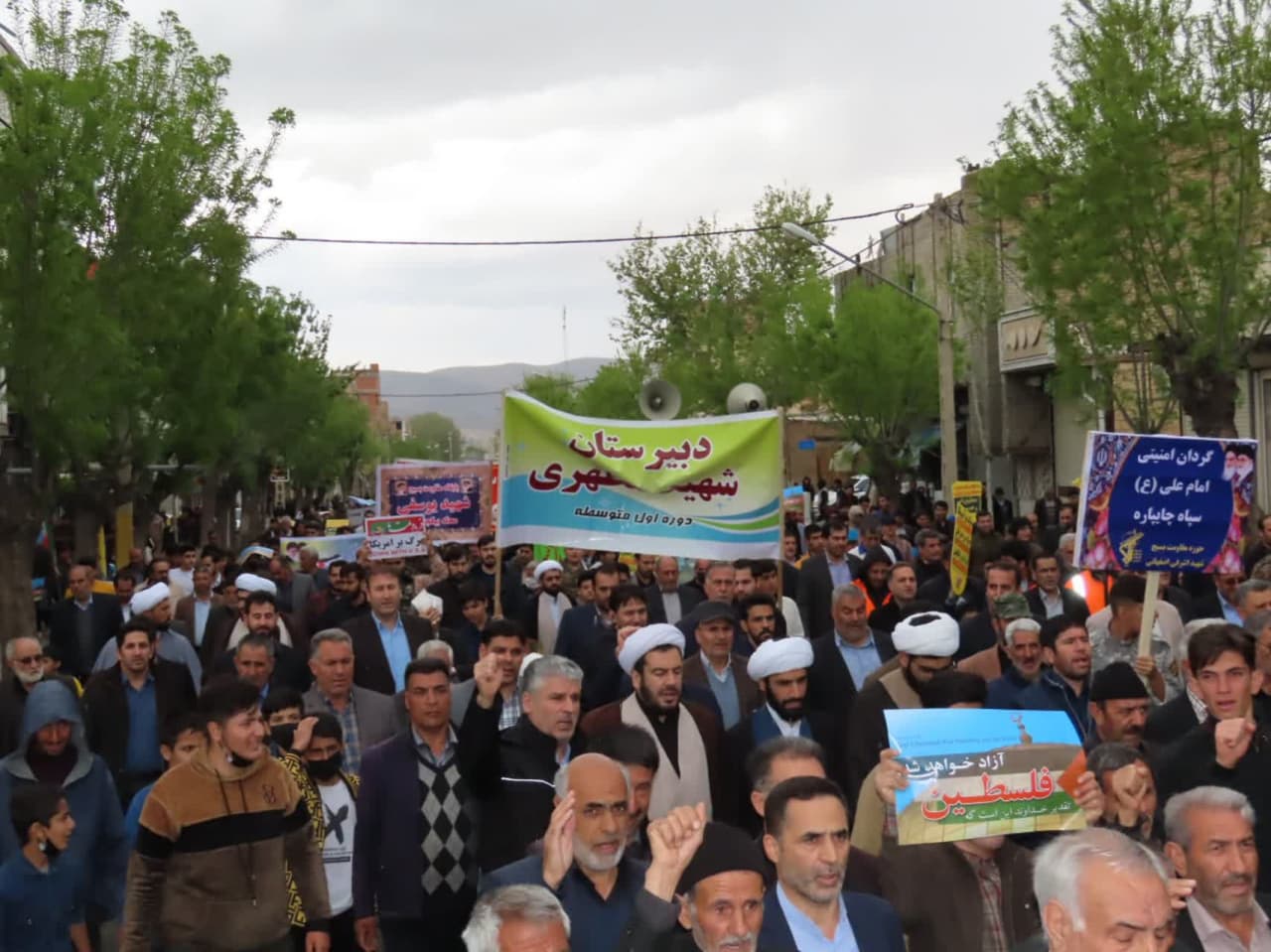 گزارش تصویری راهپیمایی روز قدس1402