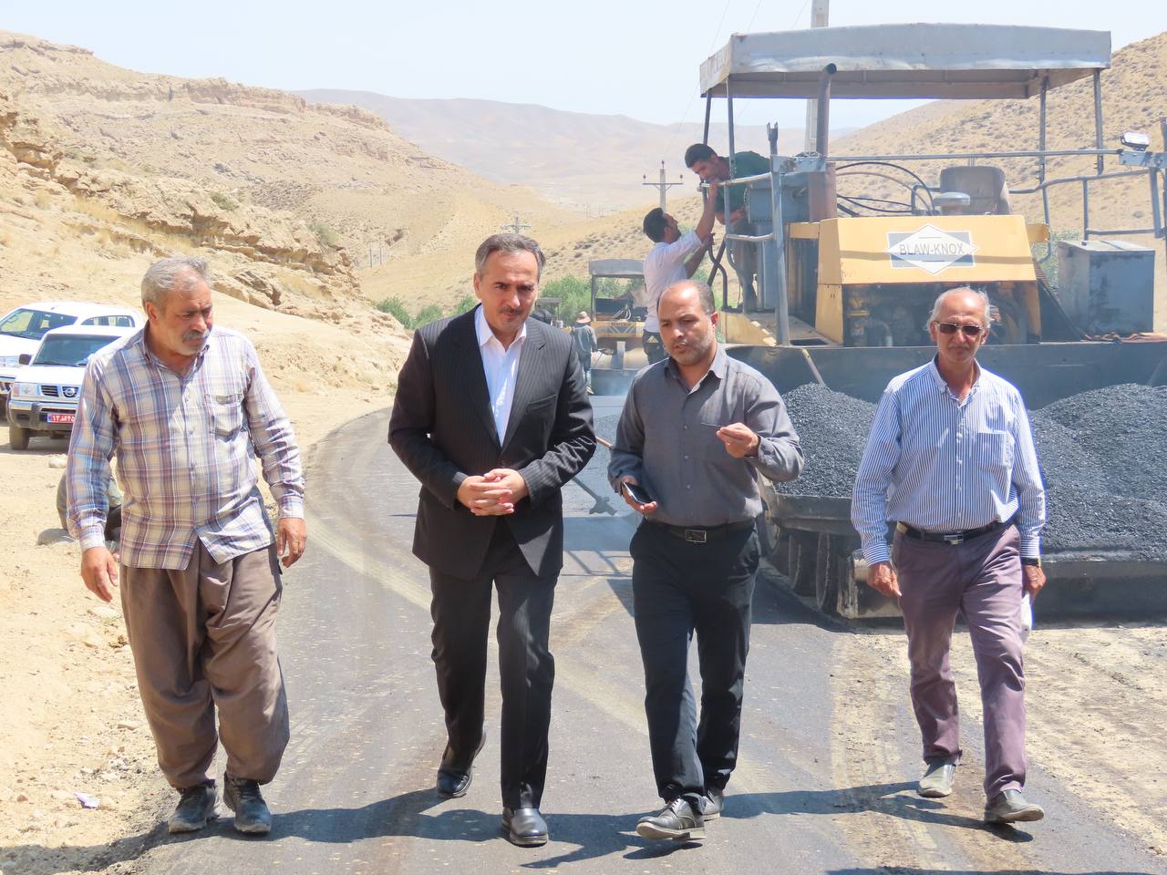 آسفالت راه روستایی محور بسطام به بندلی ، گورش، آغمزار ، چیر کرد و کفیل آماده افتتاح شد