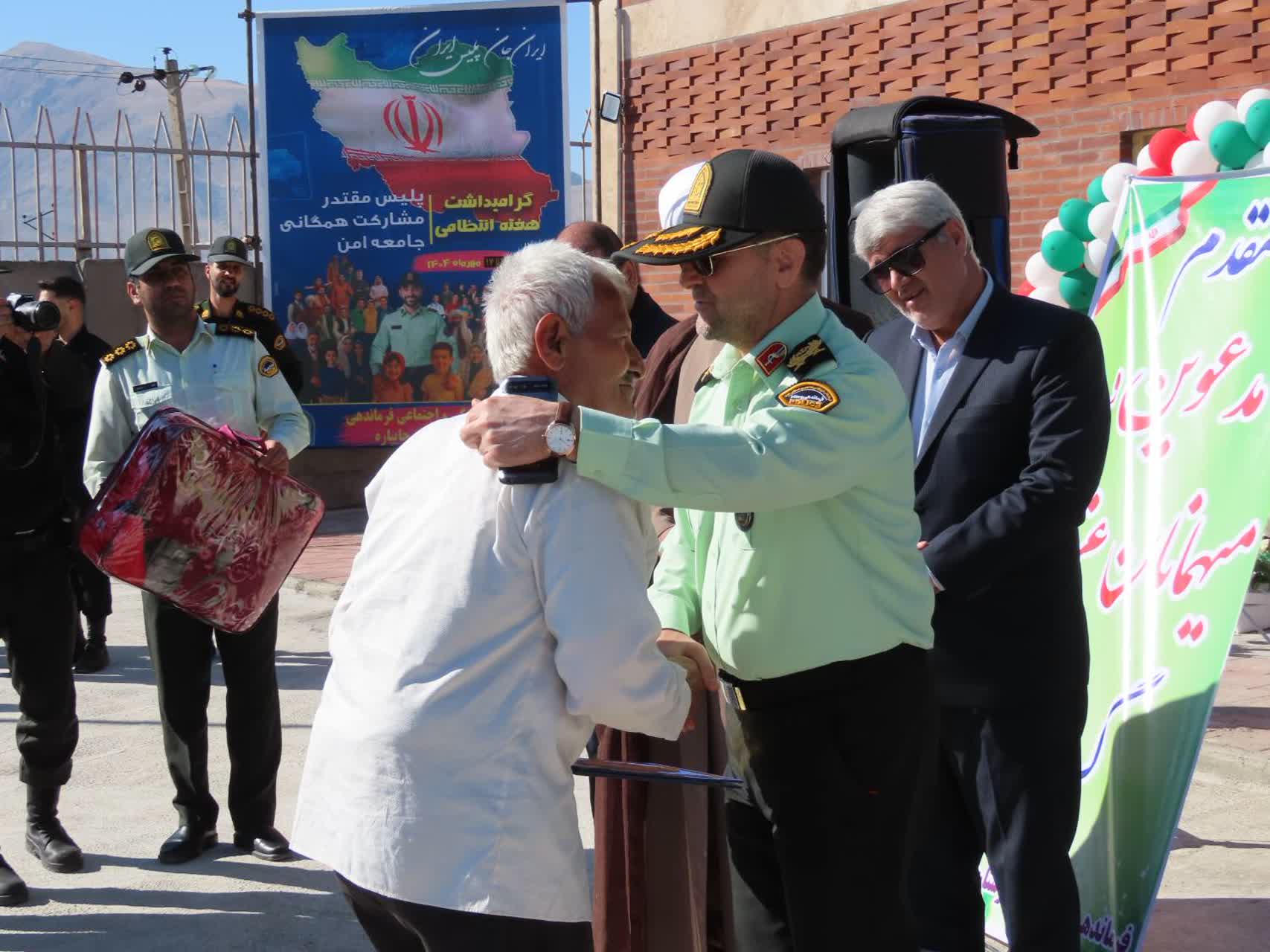 برگزاری آیین افتتاح ساختمان فرماندهی انتظامی بخش حاجیلار شهرستان چایپاره