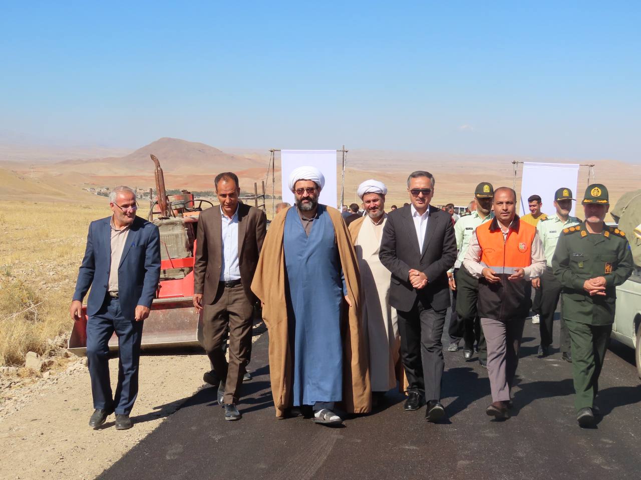 افتتاح آسفالت راه روستایی قوچاش