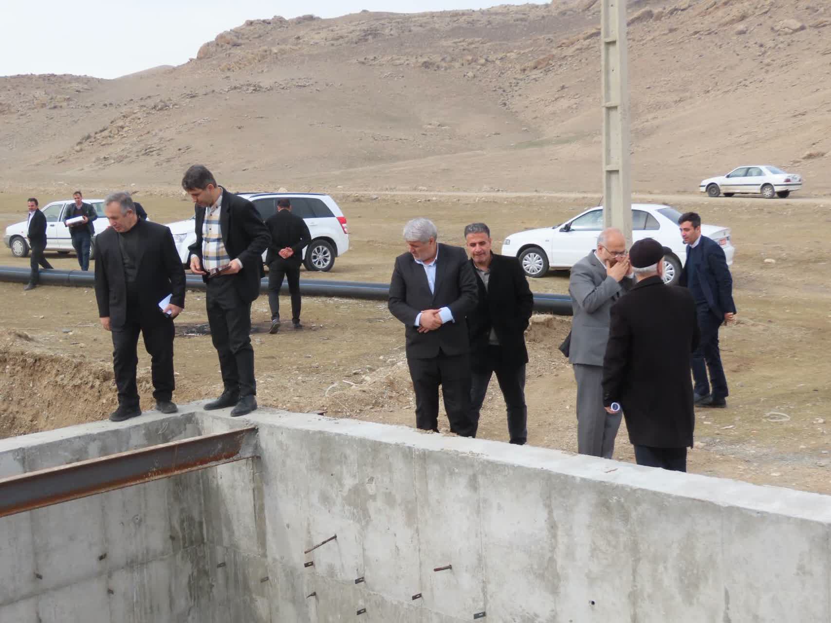 بازدید بازرس‌کل قضایی استان از پروژه های در دست اقدام جهاد کشاورزی و شرکت آب منطقه ای