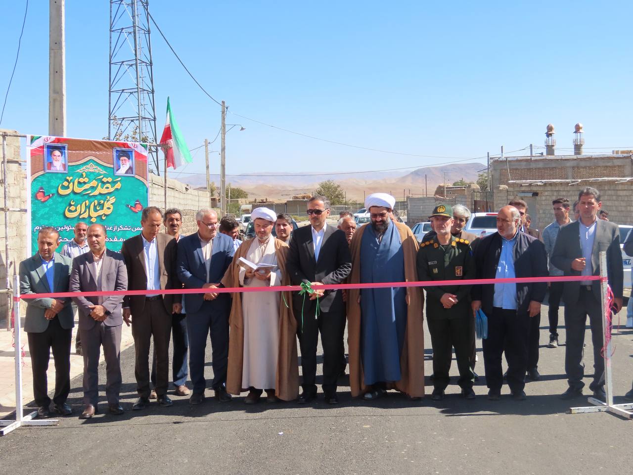 افتتاح آسفالت طرح هادی و آسفالت معابر روستای کامل آباد