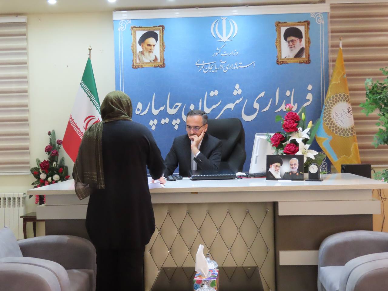 احصاء و بررسی مشکلات مردمی توسط نماینده عالی دولت در شهرستان چایپاره