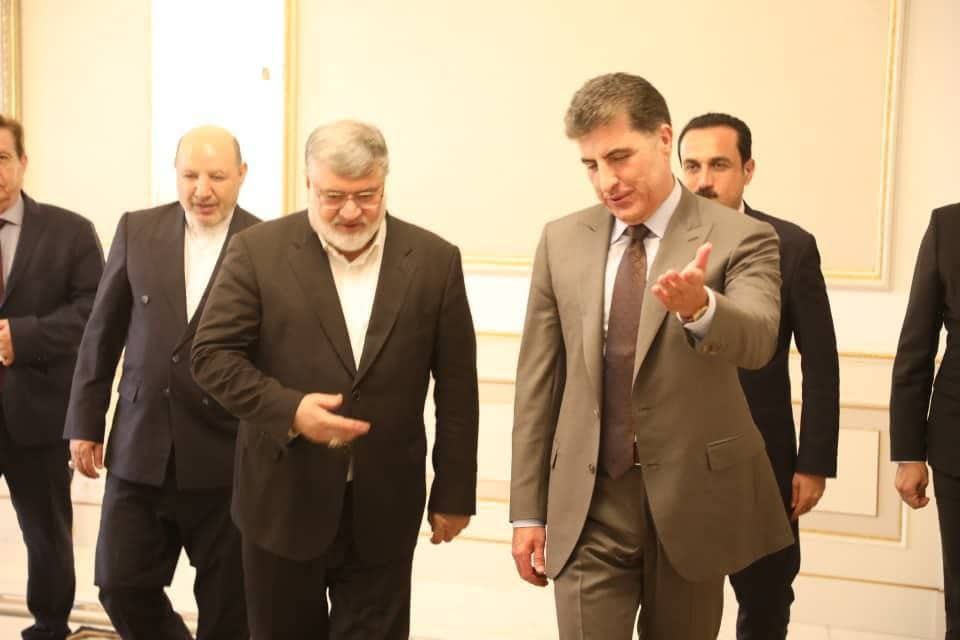 دیدار محمدصادق معتمدیان استاندار آذربایجانغربی با نچیروان بارزانی رییس اقلیم کردستان عراق