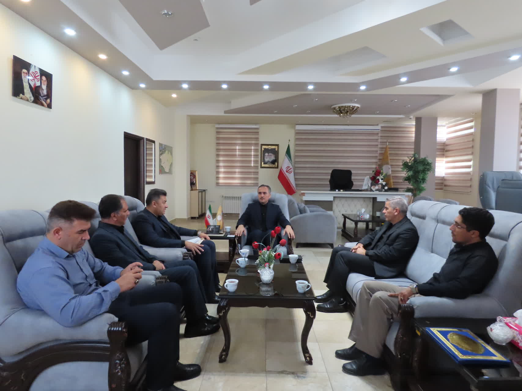 مراسم تکریم و معارفه سرپرست امور آب و فاضلاب شهرستان چایپاره