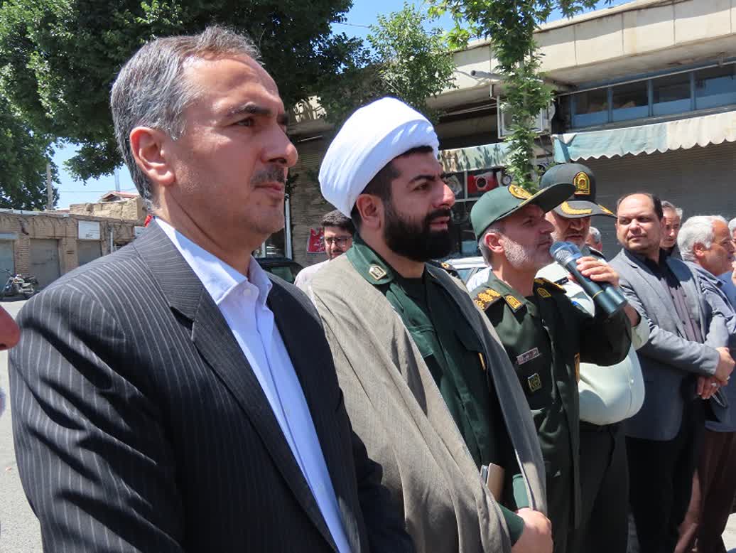 خروش مردم ولایی و انقلابی شهرستان چایپاره در مراسم راهپیمایی خشم و نصر (همدلی و ایستادگی) درپی اقدام جنایتکارانه رژیم صهیونیستی علیه جمهوری اسلامی ایران