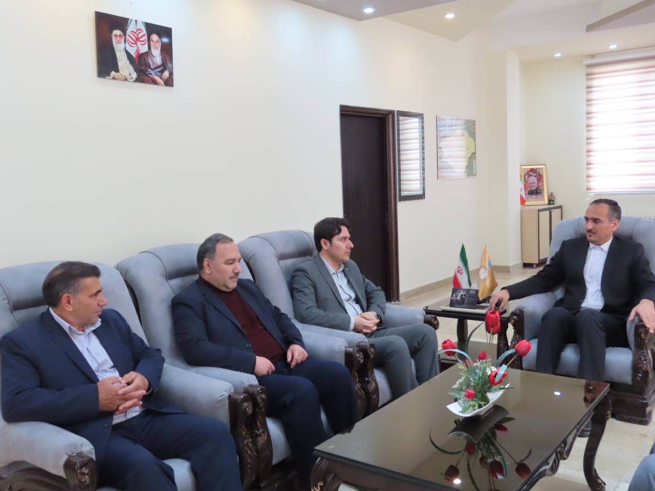 دیدار نوروزی روساء و مدیران دستگاه های اجرایی شهرستان با فرماندار چایپاره