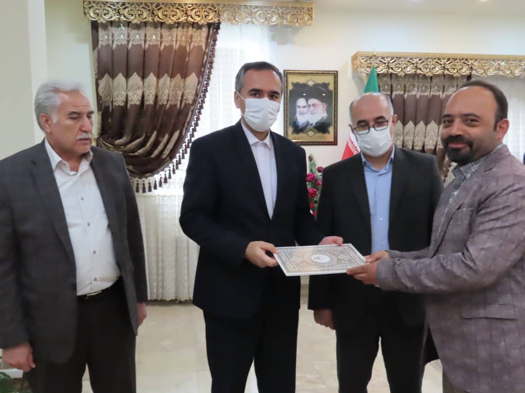 آئین تکریم و معارفه رییس جدید اداره گاز شهرستان چایپاره