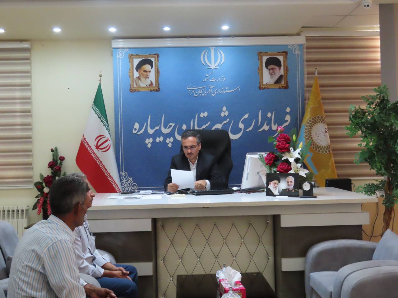 احصاء و بررسی مشکلات مردمی توسط نماینده عالی دولت در شهرستان چایپاره