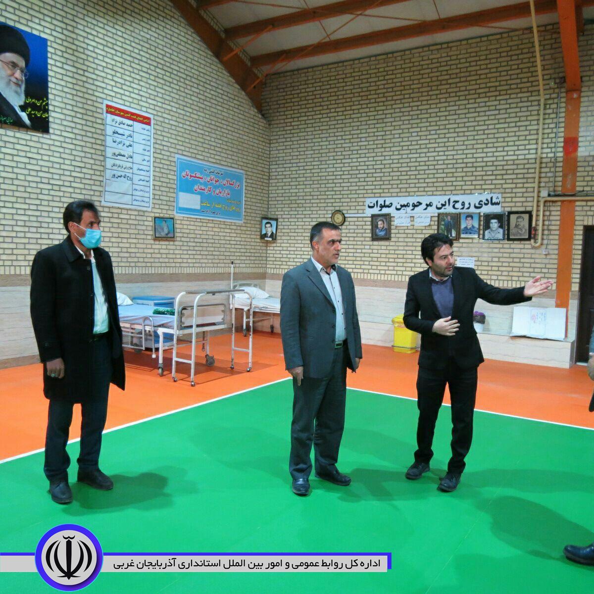 بازدید فرماندار از نقاهتگاه مراقبت از بهبود یافتگان کرونا در شهرستان چایپاره