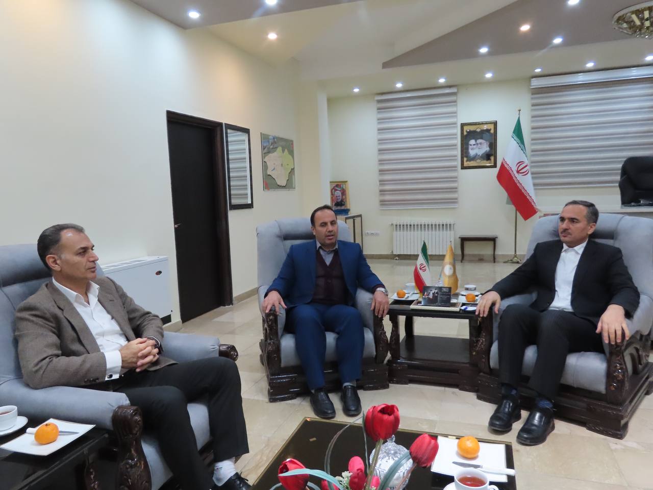 دیدار مدیر کل آموزش فنیو حرفهای استان آذربایجان غربی با فرماندار چایپاره