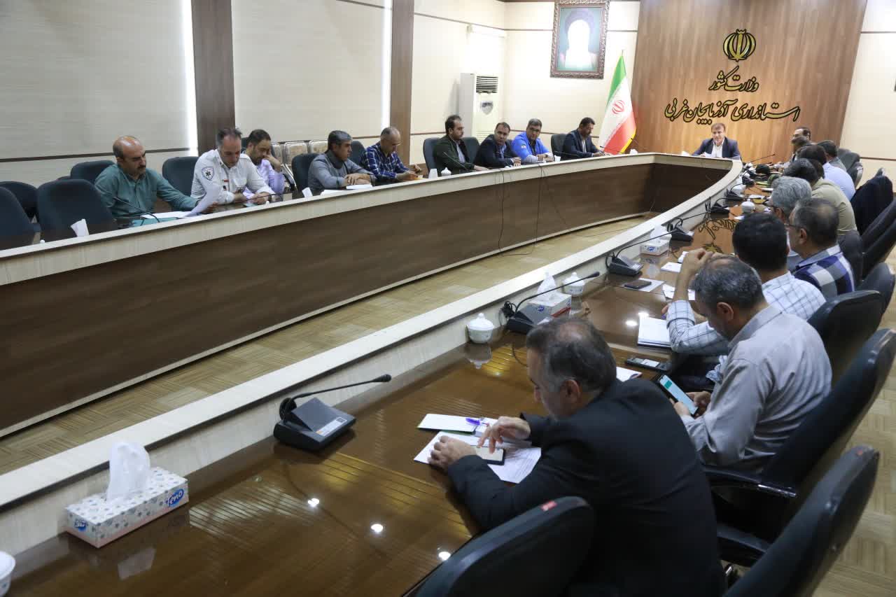 برگزاری جلسه قرارگاه پدافند مردم محور استان آذربایجان غربی