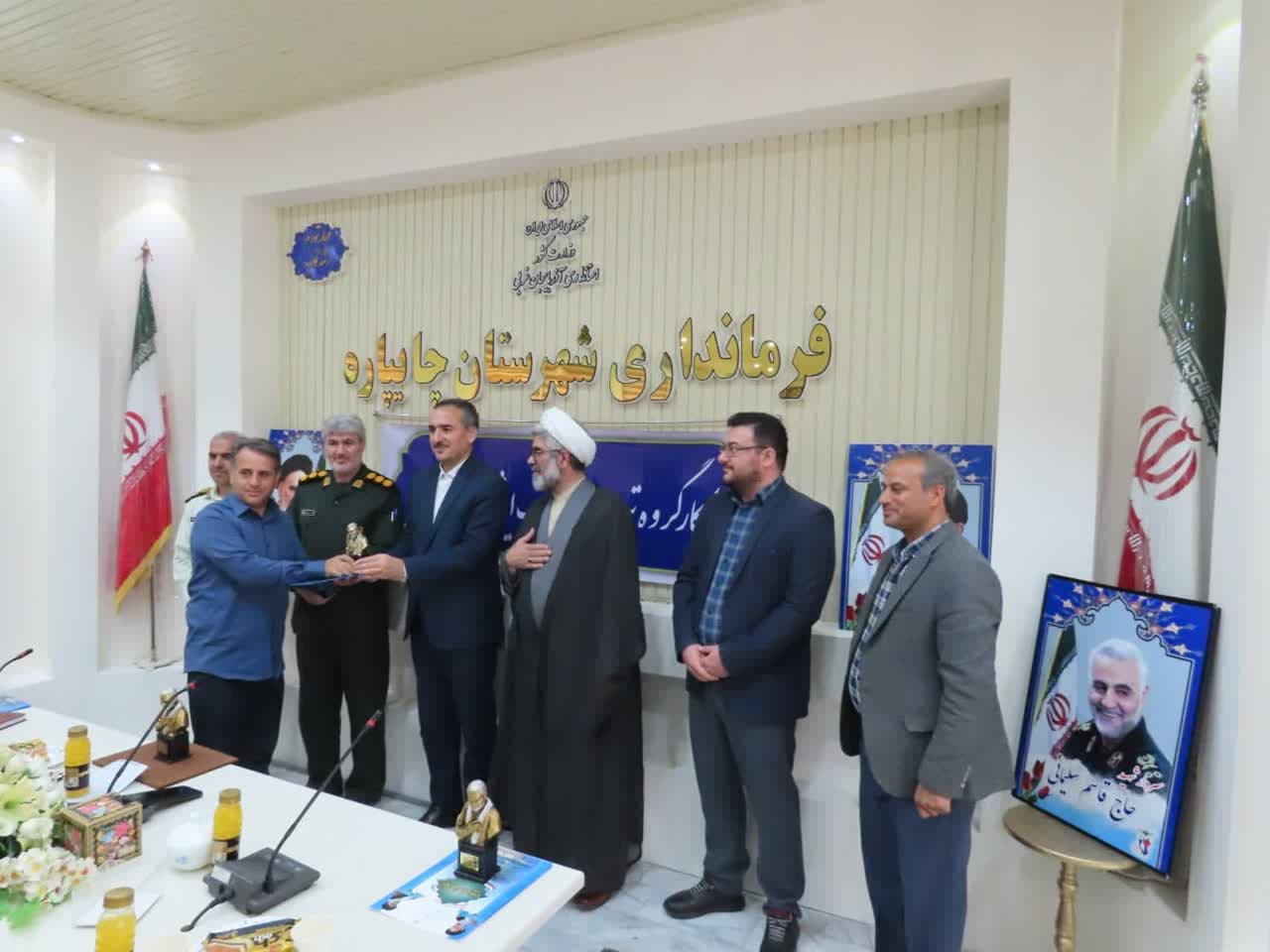 جلسه کارگروه ترویج فرهنگ ایثار و شهادت شهرستان چایپاره