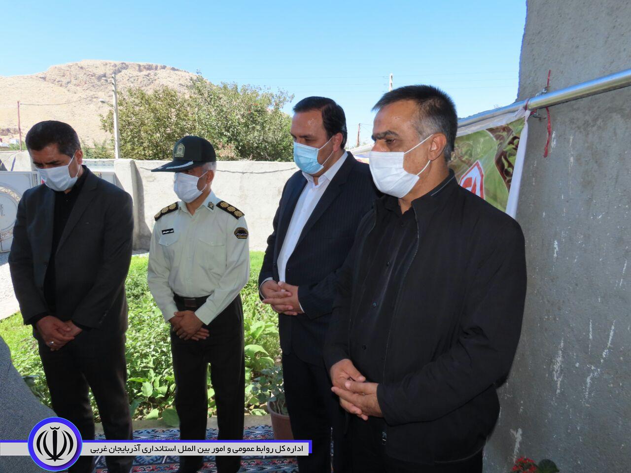 آئین افتتاح طرح بهسازی مسکن روستایی درشهرستان چایپاره برگزار شد.