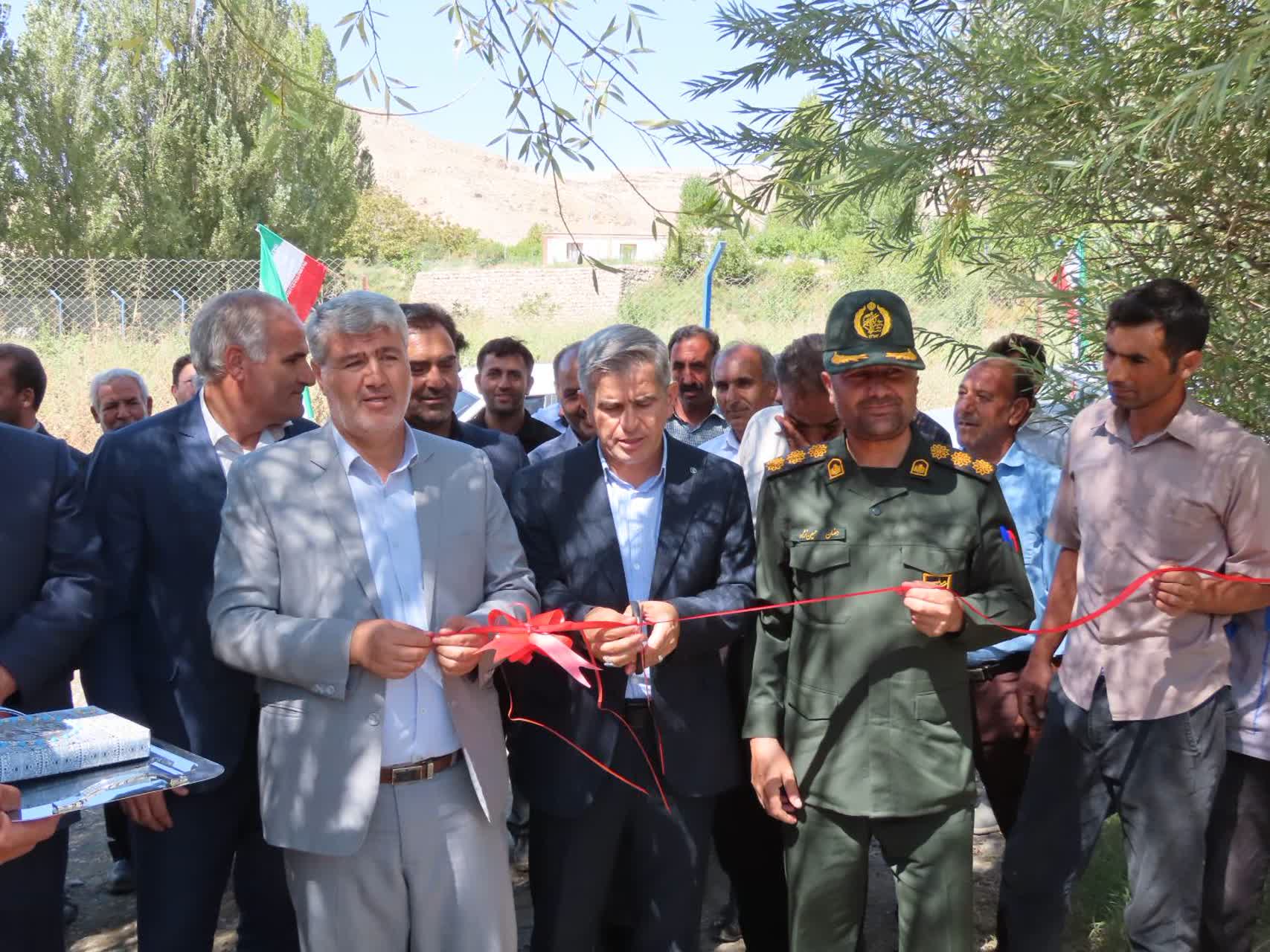 افتتاح پروژه آبرسانی به روستای شوریک