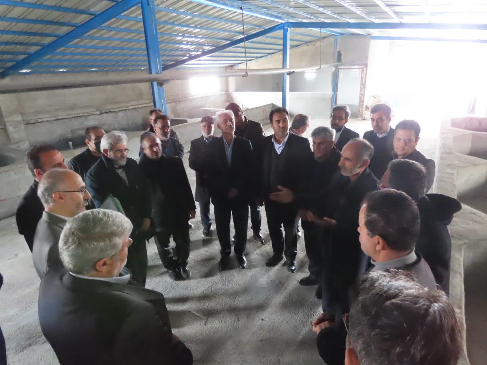 بازدید بازرس‌کل قضایی استان از طرح تکثیر آبزیان آغ‌چای