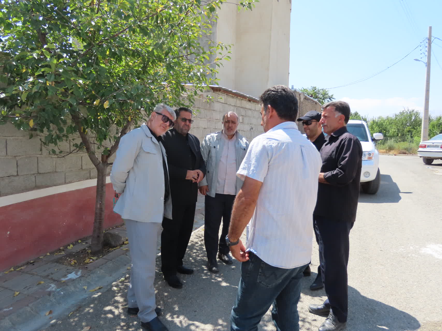 بازدید میدانی فرماندار و مدیر کل دفتر امور روستایی استانداری از روستاهای مارقشه و فیض آباد