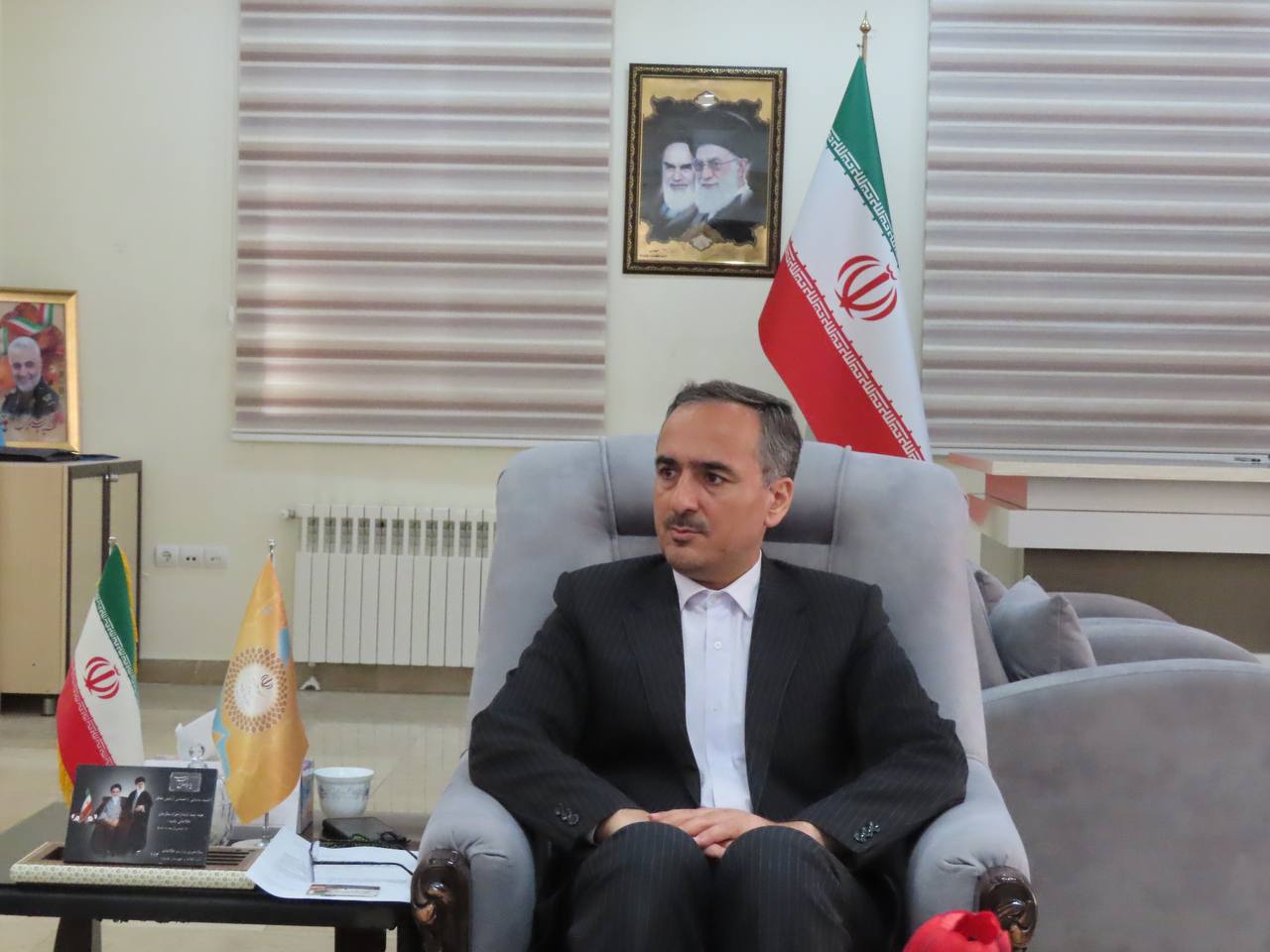 دیدار مسئول گزینش استخدام لشگر 64 نیروی زمینی ارتش جمهوری اسلامی ایران با فرماندار شهرستان