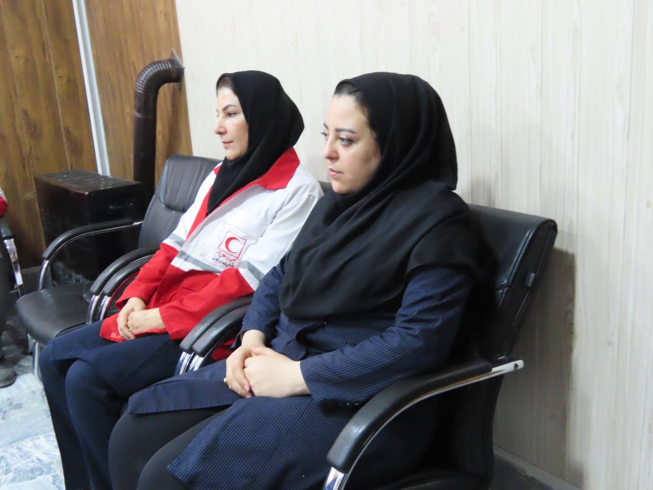 بازدید سرزده سعید شکورزاده فرماندار چایپاره از جمعیت هلال احمر