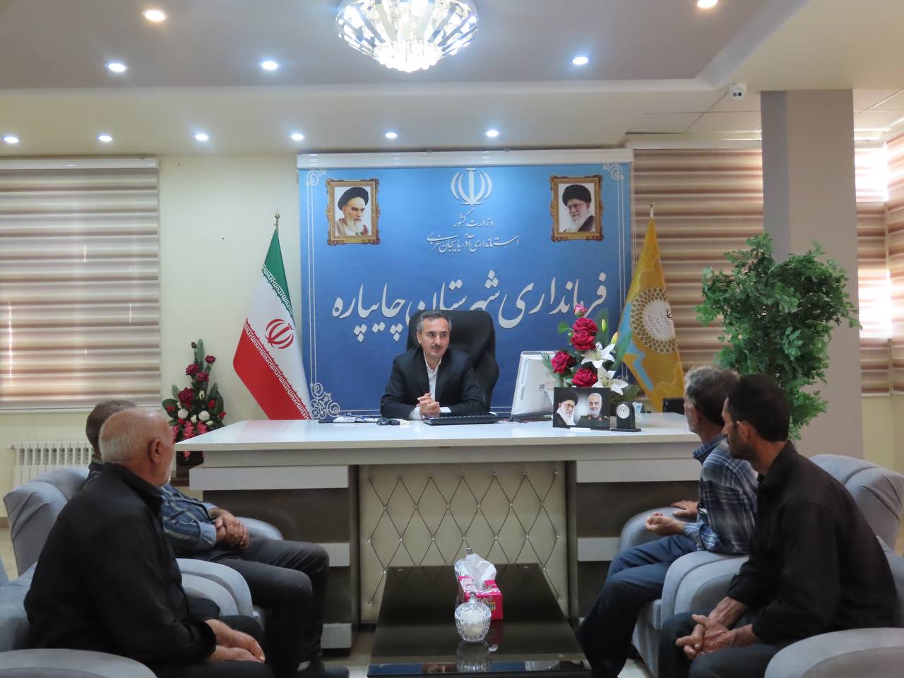 احصاء و بررسی مشکلات مردمی توسط نماینده عالی دولت در شهرستان چایپاره