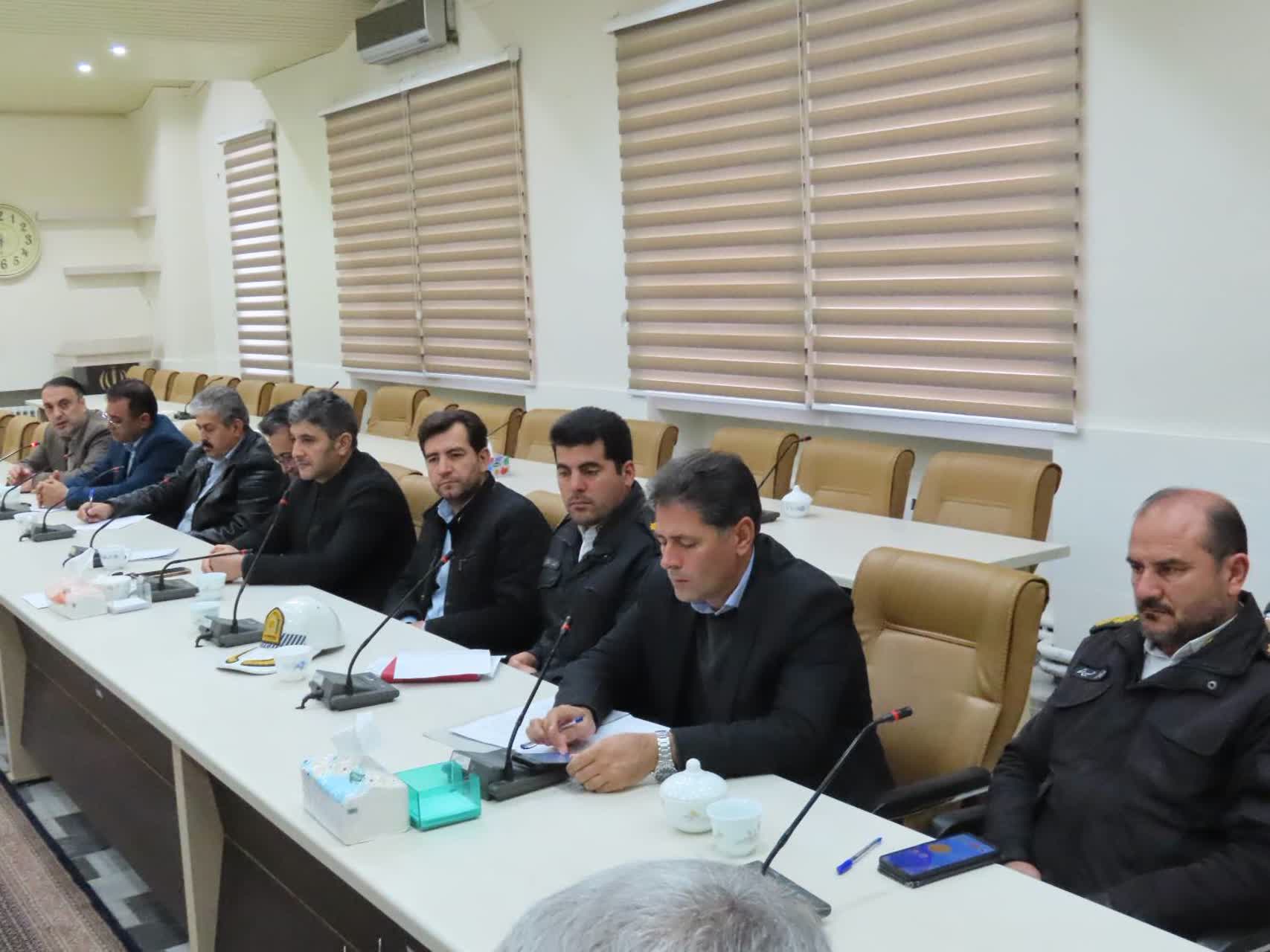 برگزاری جلسه شورای هماهنگی ترافیک شهرستان چایپاره