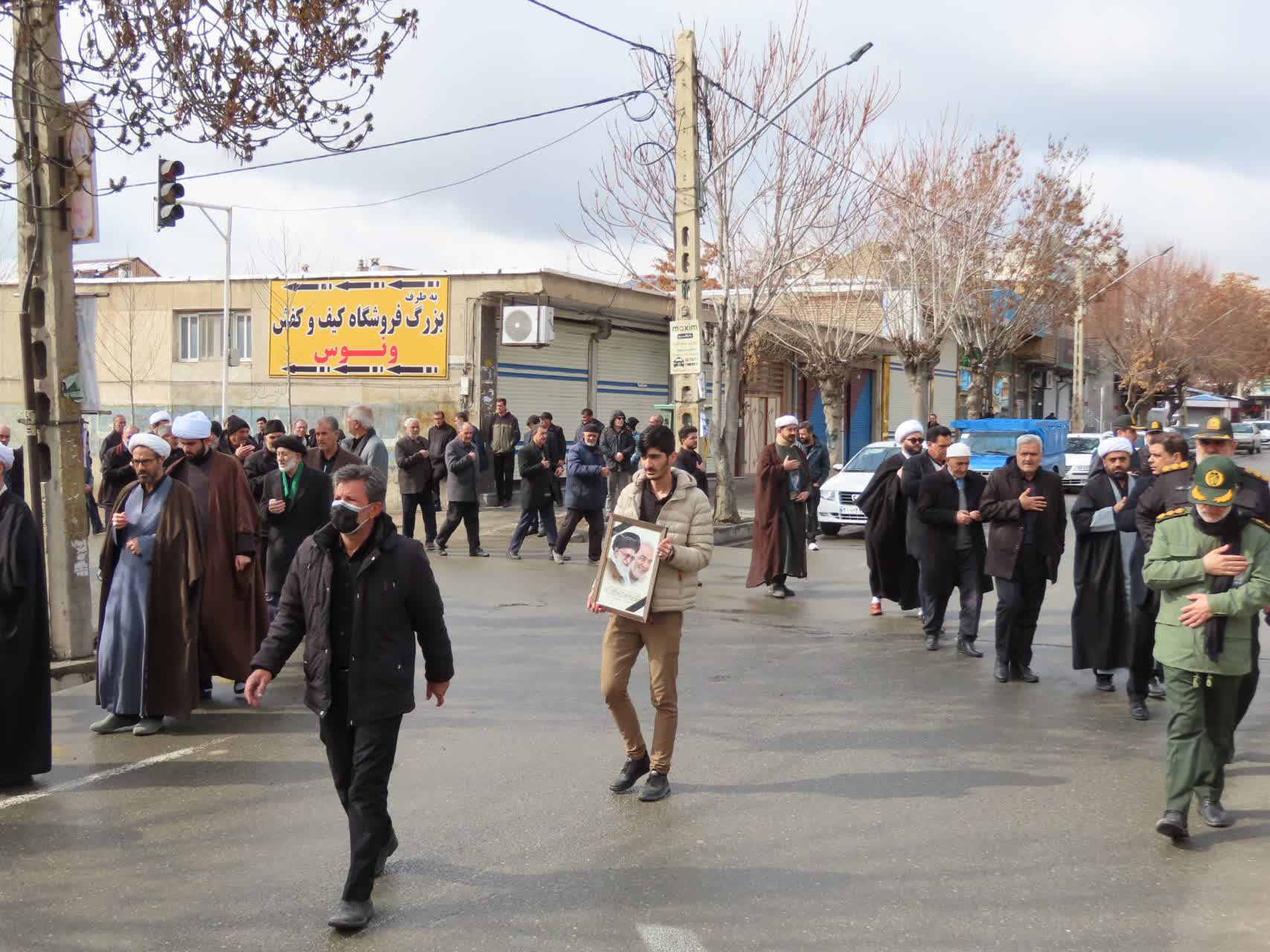 برگزاری مراسم عزاداری خیابانی و خروش حماسی مردم غیور چایپاره در سوگ شهادت قائد امت، حضرت آیت الله خامنه‌ای(قدس سره)