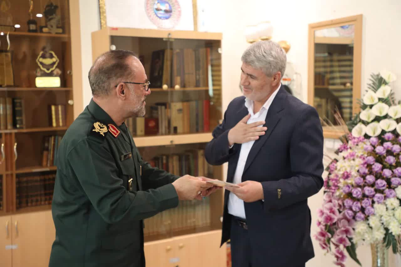 دیدار فرماندار شهرستان چایپاره با فرمانده سپاه شهداء استان