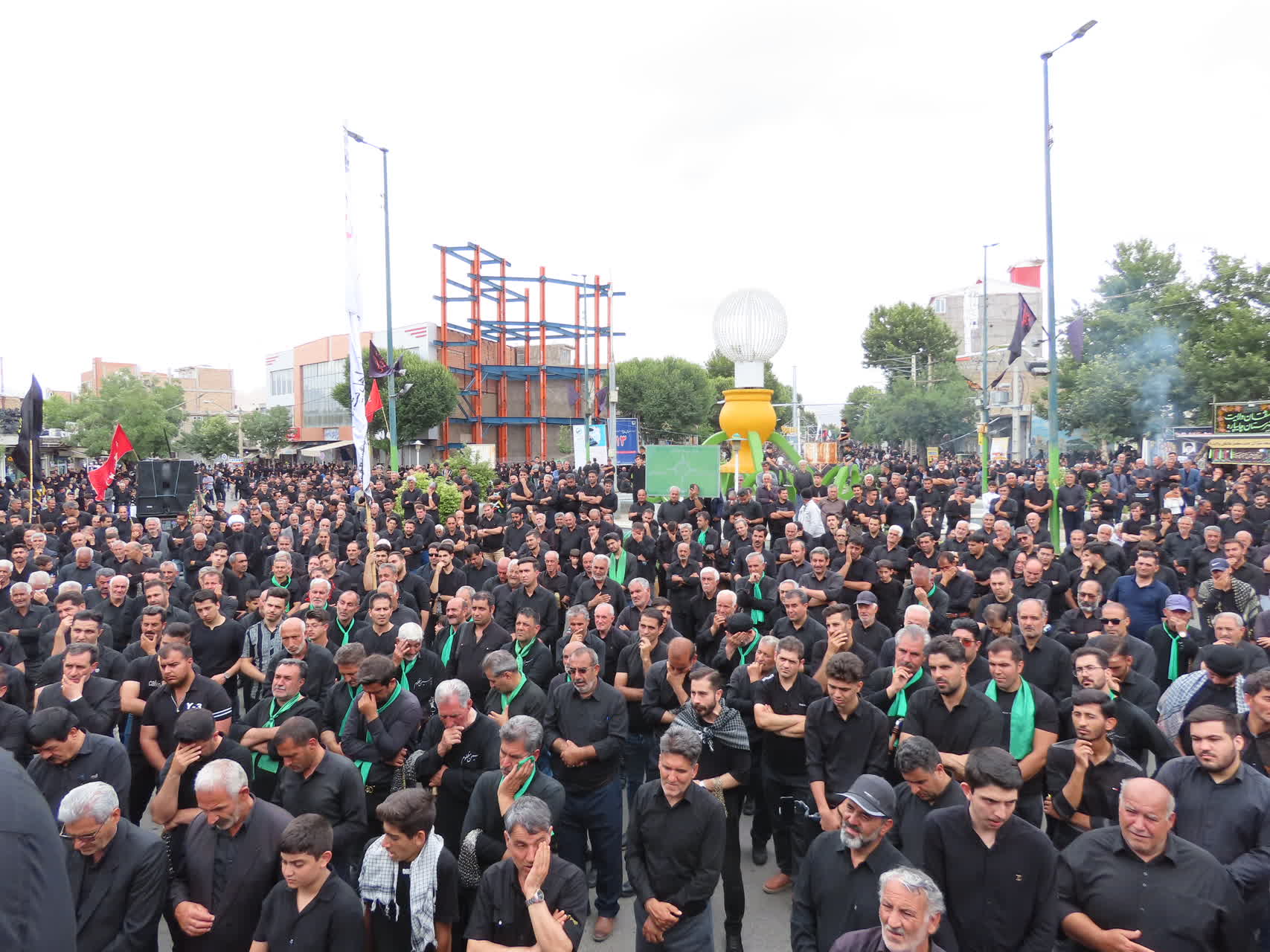 مراسم باشکوه تجمع عاشورائیان شهرستان چایپاره