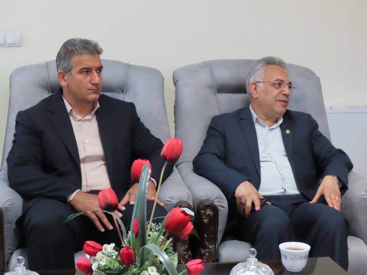 مراسم معارفه رییس جدید بانک ملی شعبه قره ضیاءالدین