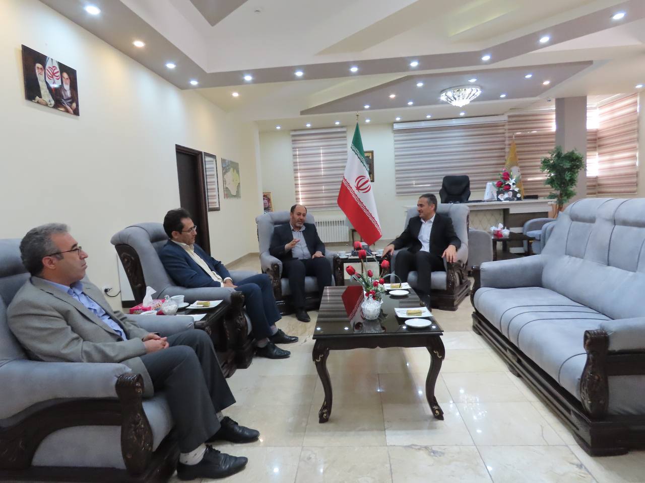 دیدار مدیر کل دامپزشکی استان با فرماندار