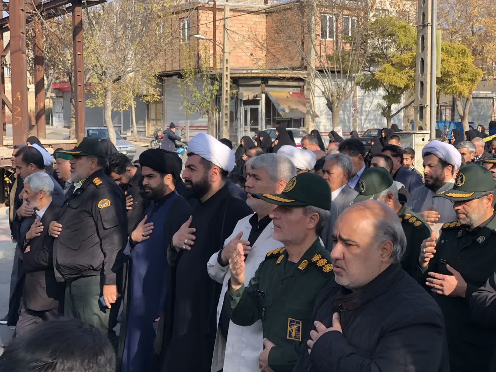 مراسم استقبال و تشییع شهید گمنام در شهرستان چایپاره