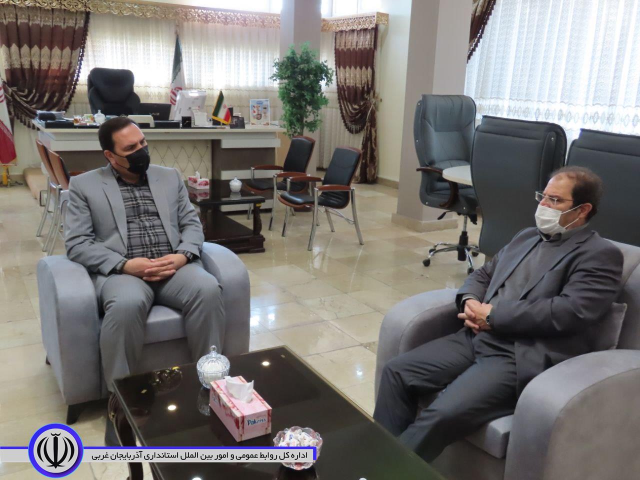 دیدار مدیرکل بهزیستی استان با فرماندار شهرستان چایپاره